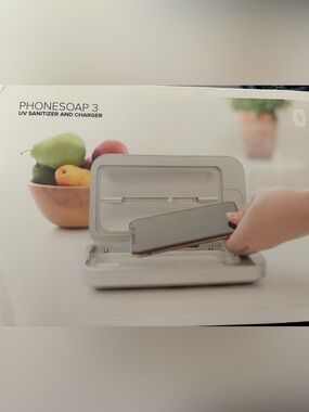 Phone Soap 3 UV Sanitizer and Charger - White